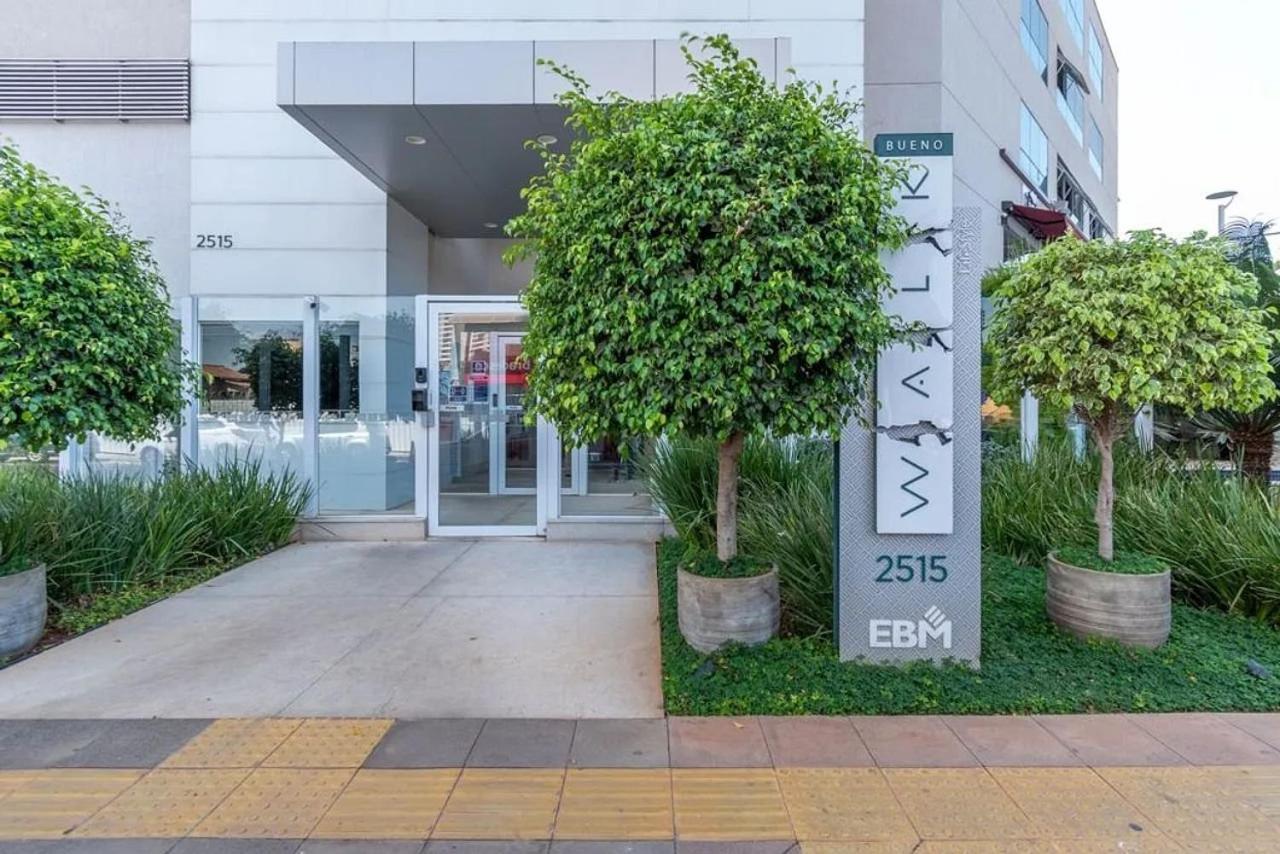 Flat No Ed Walk Bueno - Setor Bueno - Ao Lado Do Goiania Shopping - Wb2405- Andar Alto Appartamento Esterno foto